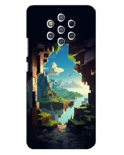 Чехол для Nokia 9 с картинкой «Вид из пещеры»