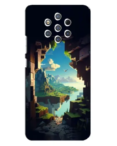 Чехол для Nokia 9 с картинкой «Вид из пещеры»