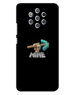 Чехол для Nokia 9 с картинкой «Алмазная кирка»