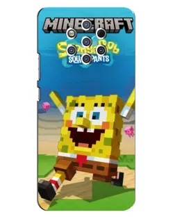 Чехол для Nokia 9 с картинкой «Губка Боб Minecraft»