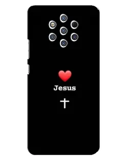Чохол для Nokia 9 з картинкою «Серце - Jesus» Чохол для Nokia 9 з картинкою «Серце - Jesus»