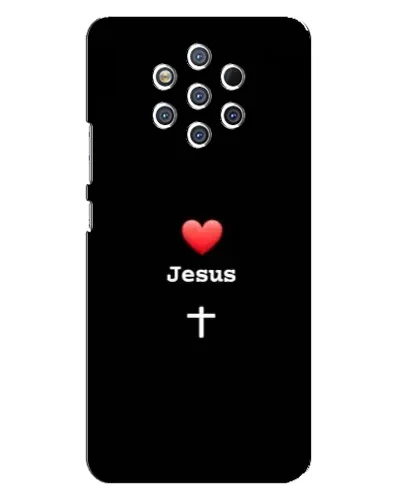 Чохол для Nokia 9 з картинкою «Серце - Jesus»