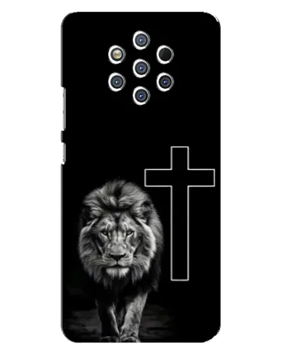 Чохол для Nokia 9 з картинкою «Лев та Хрест»