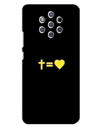 Чохол для Nokia 9 з картинкою «Серце та Хрест»