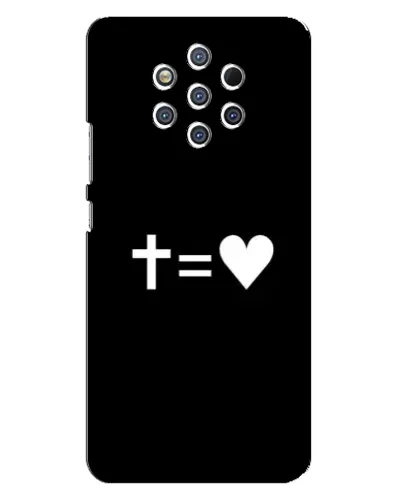 Чохол для Nokia 9 з картинкою «Хрест та Серце»