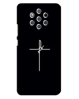 Чехол для Nokia 9 с картинкой «Тонкий крест»