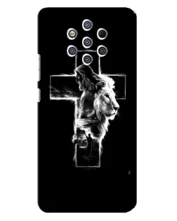 Чехол для Nokia 9 с картинкой «Сияющий крест Jesus»