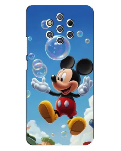 Чохол для Nokia 9 з картинкою «Mickey та мильні бульбашки»