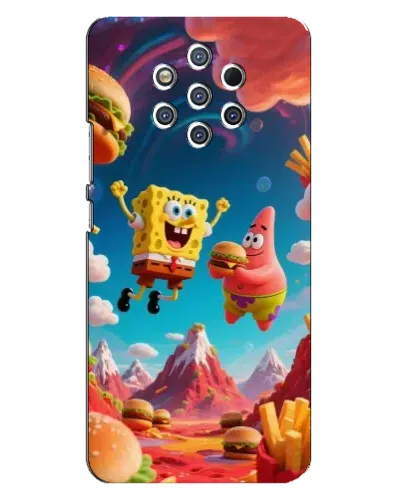 Чохол для Nokia 9 з картинкою «Космічний фастфуд»