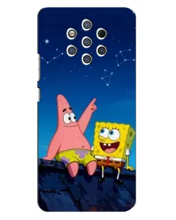 Чохол для Nokia 9 з картинкою «Губка Боб та Патрік вночі» Чохол для Nokia 9 з картинкою «Губка Боб та Патрік вночі»