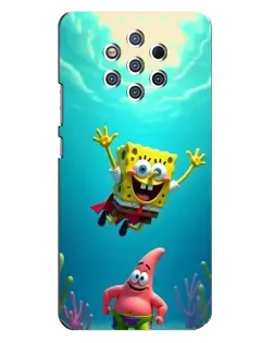 Чохол для Nokia 9 з картинкою «Спанч Боб під водою»
