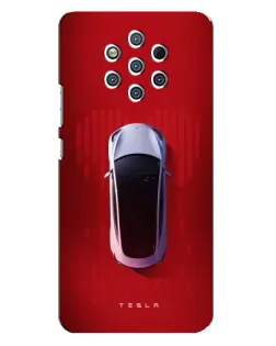 Чохол для Nokia 9 з картинкою «Tesla Top View»
