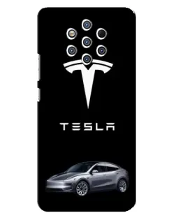 Чохол для Nokia 9 з картинкою «Tesla Model Y»