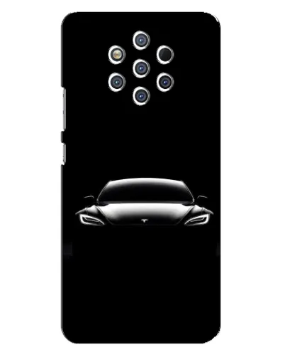 Чохол для Nokia 9 з картинкою «Фари Tesla Night» Чохол для Nokia 9 з картинкою «Фари Tesla Night»
