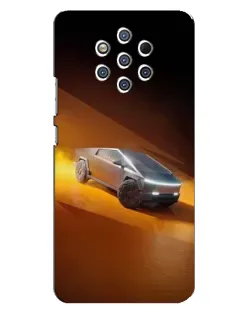 Чохол для Nokia 9 з картинкою «Cybertruck у пустелі»
