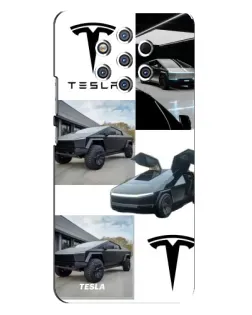 Чохол для Nokia 9 з картинкою «Колаж Cybertruck Tesla»