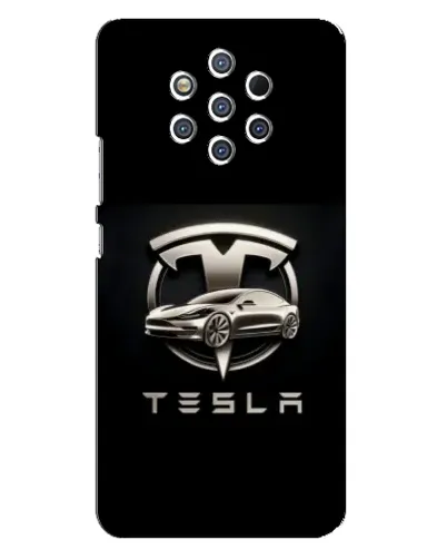 Чохол для Nokia 9 з картинкою «Tesla — срібне авто» Чохол для Nokia 9 з картинкою «Tesla — срібне авто»