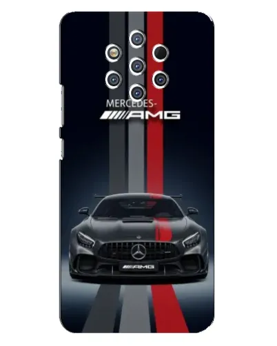 Чохол для Nokia 9 з картинкою «Mercedes — білий карбон» Чохол для Nokia 9 з картинкою «Mercedes — білий карбон»