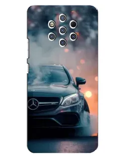 Чохол для Nokia 9 з картинкою «Mercedes — нічне місто»