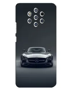 Чохол для Nokia 9 з картинкою «Mercedes на чорному»