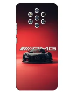 Чохол для Nokia 9 з картинкою «Mercedes AMG — червона лінія»