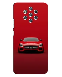 Чохол для Nokia 9 з картинкою «Червоний Mercedes AMG»