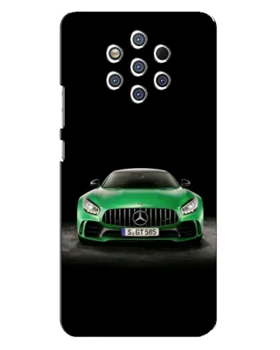 Чохол для Nokia 9 з картинкою «Mercedes — неоновий лого» Чохол для Nokia 9 з картинкою «Mercedes — неоновий лого»