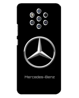 Чохол для Nokia 9 з картинкою «Mercedes Silver Logo»