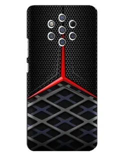 Чохол для Nokia 9 з картинкою «Mercedes Carbon Grid»
