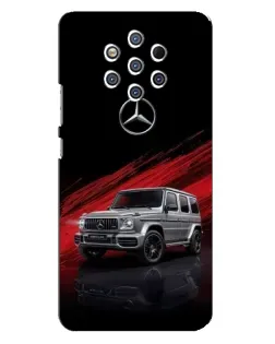 Чохол для Nokia 9 з картинкою «Mercedes G-Class червоний»