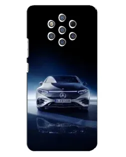 Чохол для Nokia 9 з картинкою «Нічний Mercedes EQ»