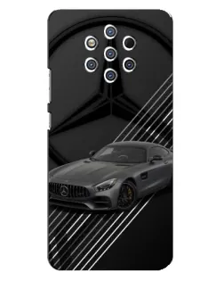 Чохол для Nokia 9 з картинкою «Mercedes AMG — графіка»