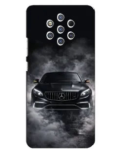 Чохол для Nokia 9 з картинкою «Mercedes у диму»