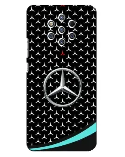 Чохол для Nokia 9 з картинкою «Mercedes — бірюзовий акцент»