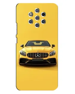Чохол для Nokia 9 з картинкою «Жовтий Mercedes GT»