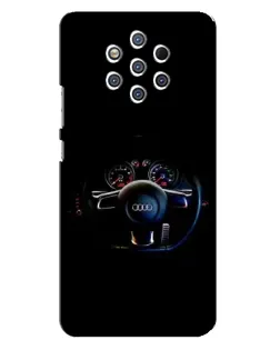Чохол для Nokia 9 з картинкою «Салон Audi — кермо»