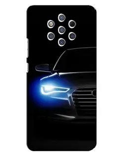 Чохол для Nokia 9 з картинкою «Неоновий погляд Audi»