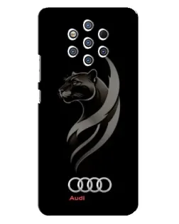 Чохол для Nokia 9 з картинкою «Графіка — пантера та Audi»