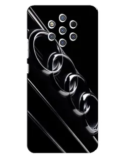 Чохол для Nokia 9 з картинкою «Audi — абстрактні кільця»