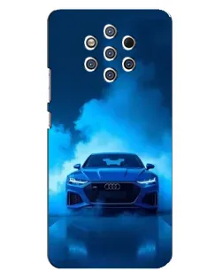 Чохол для Nokia 9 з картинкою «Audi — блакитна енергія»