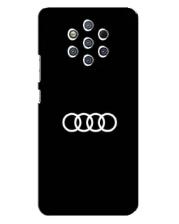 Чохол для Nokia 9 з картинкою «Audi White Logo»