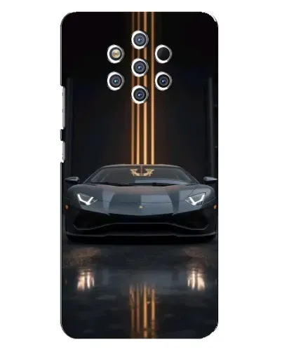 Чохол для Nokia 9 з картинкою «Lamborghini золоті лінії» Чохол для Nokia 9 з картинкою «Lamborghini золоті лінії»