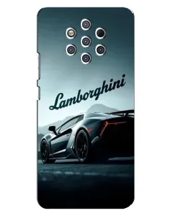 Чохол для Nokia 9 з картинкою «Класичний Lamborghini надпис»
