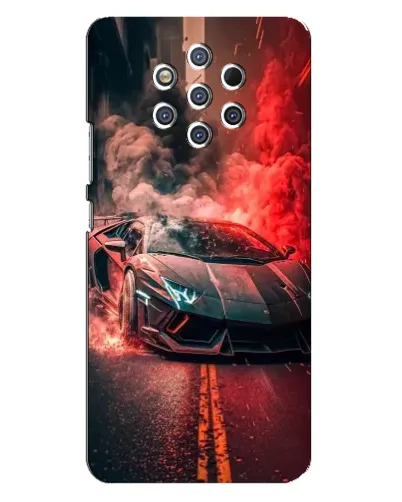 Чохол для Nokia 9 з картинкою «Lamborghini червоний дим» Чохол для Nokia 9 з картинкою «Lamborghini червоний дим»