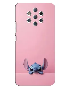 Чехол для Nokia 9 с картинкой «Stitch выглядывает»
