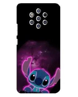 Чехол для Nokia 9 с картинкой «Неоновый Stitch»