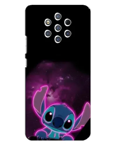 Чехол для Nokia 9 с картинкой «Неоновый Stitch»