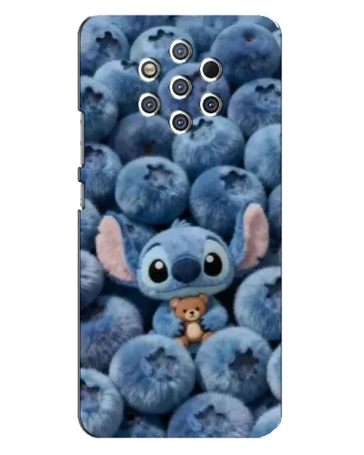 Чехол для Nokia 9 с картинкой «Стич и голубика»