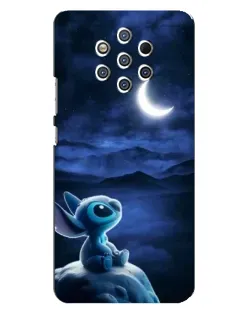 Чехол для Nokia 9 с картинкой «Лунная ночь Стича»