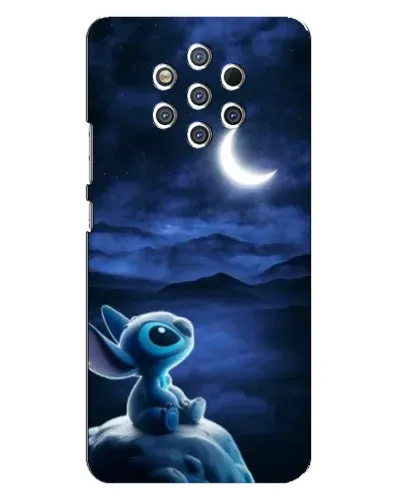 Чехол для Nokia 9 с картинкой «Лунная ночь Стича»